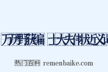 万历野获编·士大夫伟状近义词是什么意思的图片